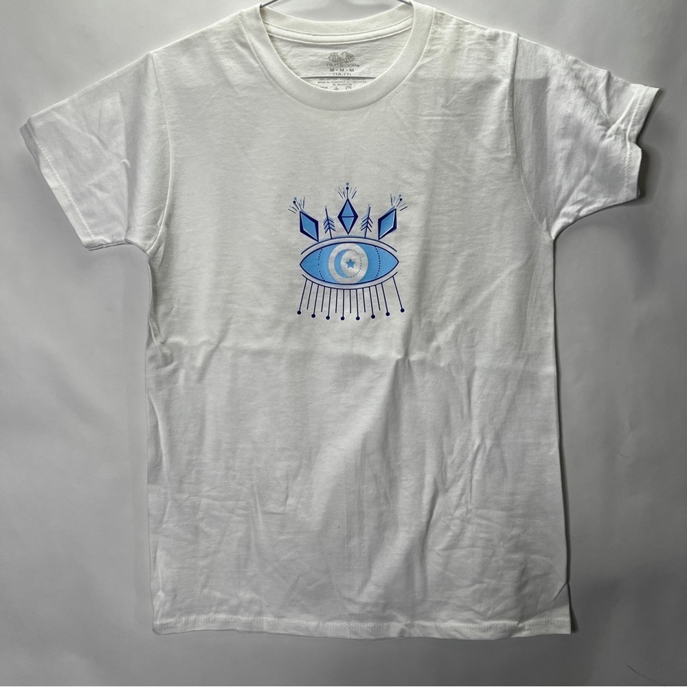 Evil Eye Tee Shirt Girls Size 10/12 New